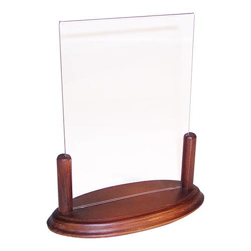 EMGA Menustandaard Insteekmap Plexiglas A5 | 21Hx15 cm., foto 2 van 2