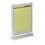 EMGA Menustandaard A4 | Transparant Plexiglas | 21x(H)32,5cm