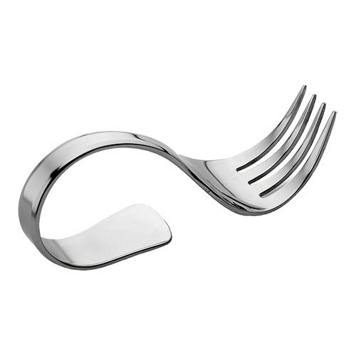 EMGA Amusevork PARTY RVS | 11 cm.