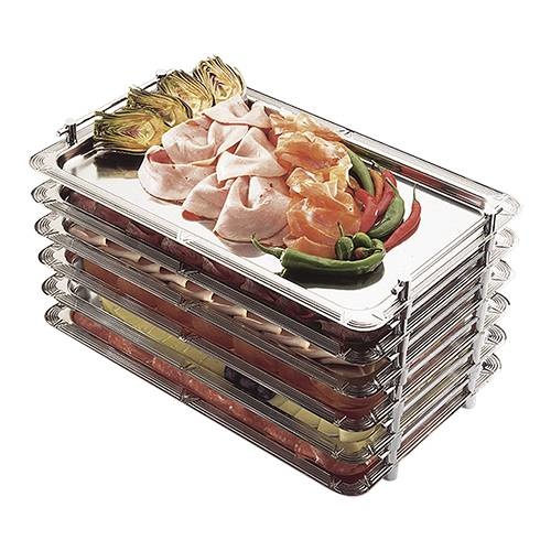 EMGA Serveerplateau met Greep RVS | 1/1GN | 53x32.5cm.
