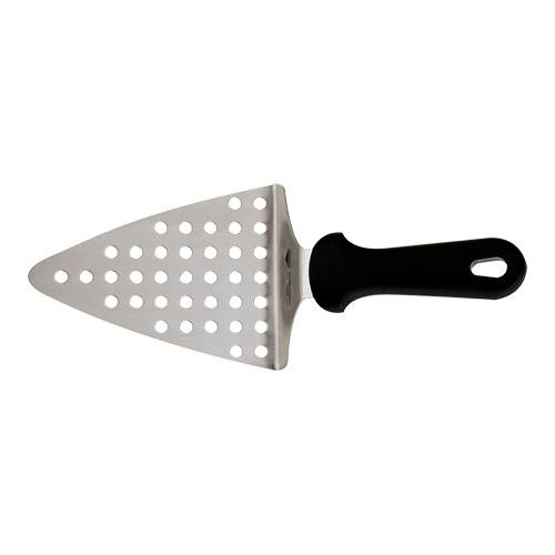 EMGA Pizzapuntschep Geperforeerd RVS met Kunststof Greep | 12x15 cm.