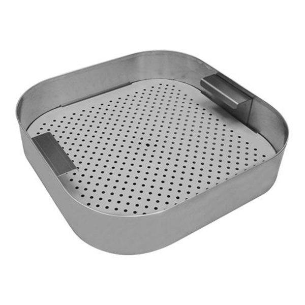 Modular Spoelbak filter is geschikt voor spoeltafel RVS  | 38x38xH8 cm.