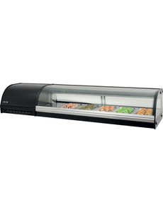 Saro Opzetkoelvitrine voor Sushi 85 Liter |  SV 1800 |  180x39x(H)31cm