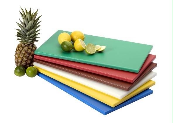 Saro Snijplank met Antislip Voetjes | Geel | B500xD300xH15 mm.