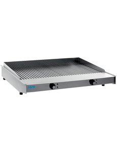 Saro Elektrische grill met 2 zones | 8kW/400V | 79x70x(H)15cm