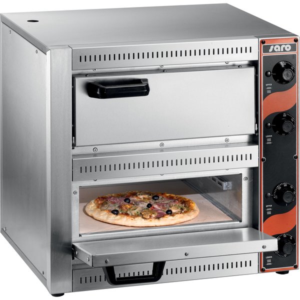 Saro Saro Pizzaoven Tafelmodel  | Voor 2 Pizza's van max. Ø 33 cm. | Palermo 2Pizzaoven voor 2 Pizza's van max. Ø 33 cm. | Palermo 2