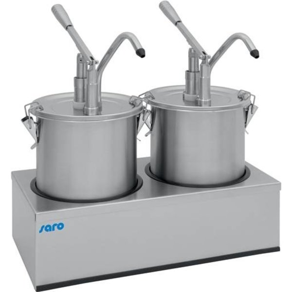 Saro Sausdispenser 2 x 4.5 Liter | Dosering max. 40 ml. | PD-002