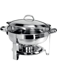 Saro Ronde Chafing Dish | RVS Gepolijst | Ø 340 mm | 4 Liter