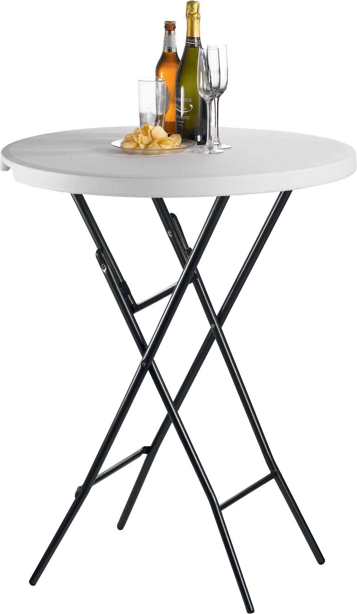 Saro Saro Statafel inklapbare Ø80 cm. Barbados | Hoogte 110cm.