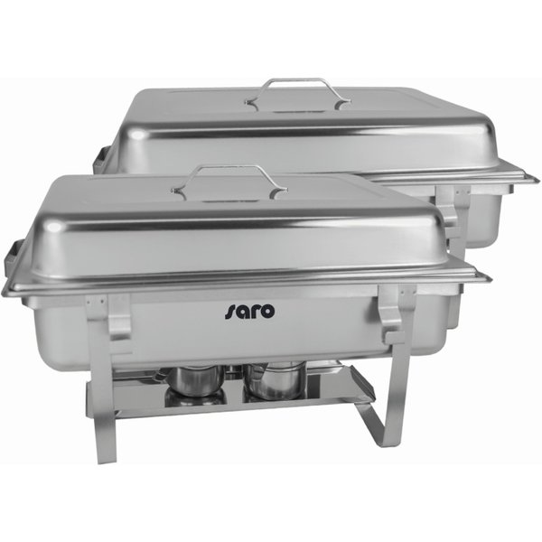 Saro Chafing Dish incl. GN1/1 / GN1/2 en 2x GN1/4  | Per 2 stuks