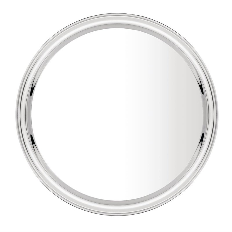 Olympia Olympia Dienblad met schuin opstaande rand RVS | Ø35.5cm