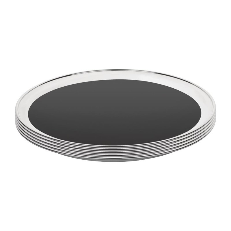 Olympia Olympia Antislip RVS Dienblad | Ø 30,5 cm