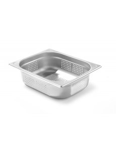 Hendi Gastronormbak Geperforeerd 1/2 - 100mm - Kitchen Line  RVS | 325x265mm.