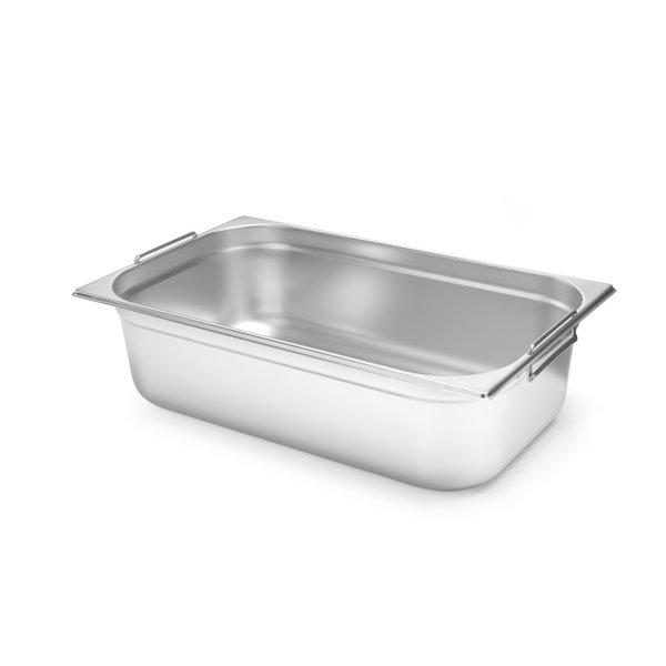 Hendi Gastronormbak met Handgrepen 1/1 - 65mm - BudgetLine RVS | 530x325mm.