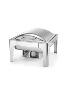 Hendi Chafing dish GN 2/3 - 6 liter | Satin finish RVS | 395x430xH290mm