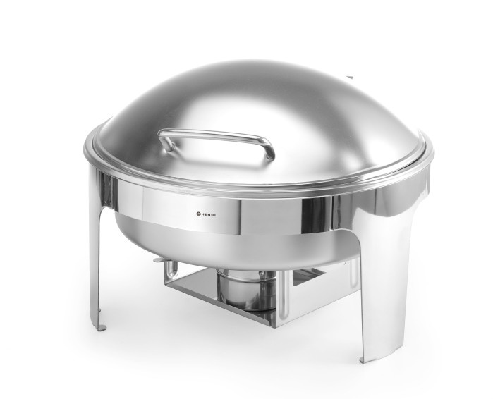 Hendi Chafing Dish Rond | Mat RVS | 465x420x(h)320mm | 6 Liter