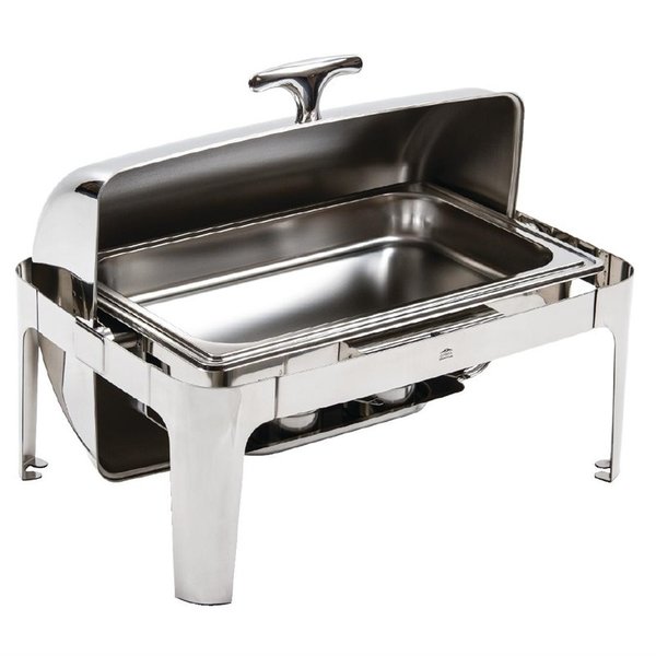 Olympia Chafing dish met roltop 9 liter GN 1/1 | Hoogglans RVS