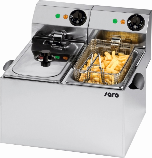 Saro Friteuse Profri | 2 x 4 Liter | 230V / 2 x 2kW