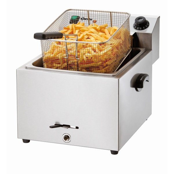 Bartscher Friteuse met aftapkraan 10 Liter | 400V / 8,1kW | 500x410H380mm