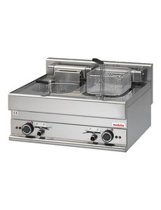 Modular Friteuse met aftapkraan 2x 10 liter | Modular 650 | 400V / 15000W