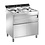 Saro Gastroline Friteuse met Onderstel | 2x 12 Liter | 2x 9kW | 400V | 800x700x(H)950mm