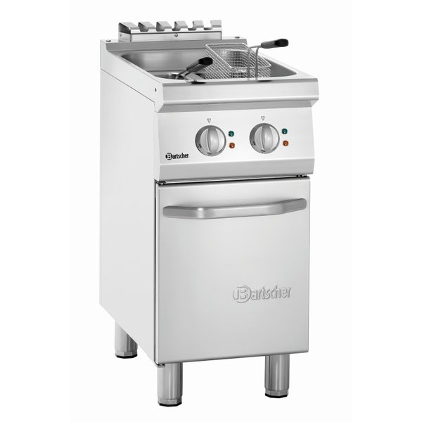 Bartscher Serie 700 Friteuse met Onderstel | 2x 9 Liter | 400V / 15kW | 700x400x(H)850mm