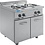 Saro Saro Friteuse met onderstel 2x 17 liter | 400V/33kW | 800x700xH850mm