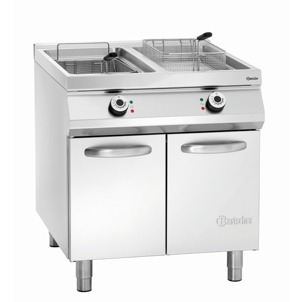 Bartscher Friteuse Bartscher | 2x 20 Liter | Met onderstel | 34,8kW | 400V | 900x800x(H)900mm