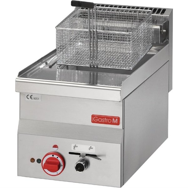 Gastro-M GastroM Friteuse met aftapkraan 10 liter 600 Serie | 7,5kW | 400V