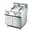 Gastro-M Gasfriteuse met onderstel 2x 13 liter 20.4kW  | Gastro M 700 | 80x70xH85cm