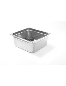 Hendi Gastronormbak GN2/3 - 100mm diep RVS ProfiLine | 354x325mm.