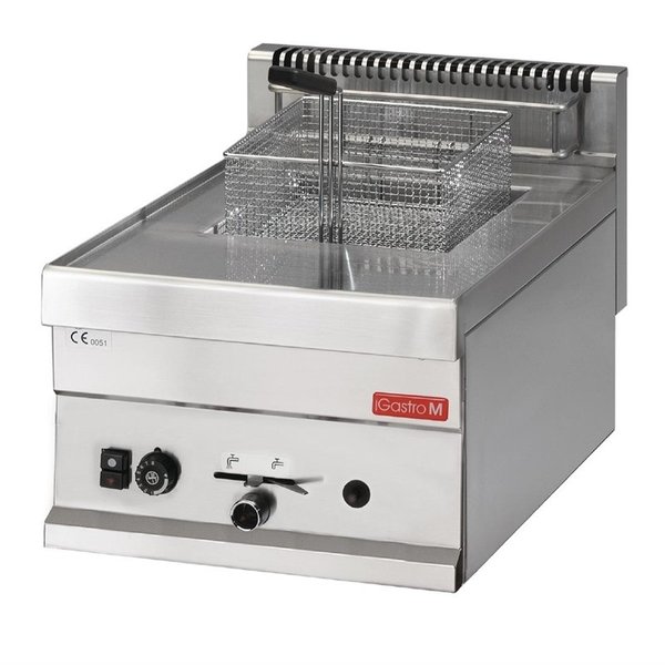 Gastro-M Gastro-M Gasfriteuse met Aftapkraan | Gastro-M 650 Series | 8 Liter | 700x650x(H)280mm