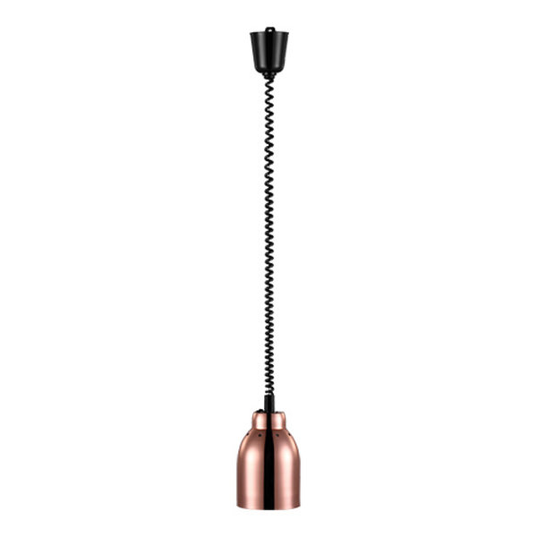 CaterChef Warmhoudlamp Koper | Instelbaar Snoer max 180 cm. | 250W