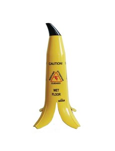 Jantex Waarschuwingsbord Bananenschil | " Caution Wet Floor " | Hoogte 60 cm.