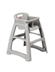 Rubbermaid Kinderstoel stevige constructie grijs | Tot 3 jaar of 18kg.