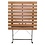 Bolero Opklapbare Imitatiehout Tafel | 60x60x(H)69cm