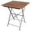 Bolero Opklapbare Imitatiehout Tafel | 60x60x(H)69cm