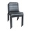 Bolero Stalen stoel stapelbaar grijs | Zithoogte 45cm | Per 4 stuks