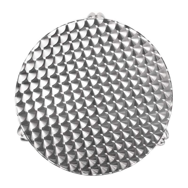 Bolero Bistrotafel stapelbaar rond RVS | Ø60xH72 cm, foto 4 van 4