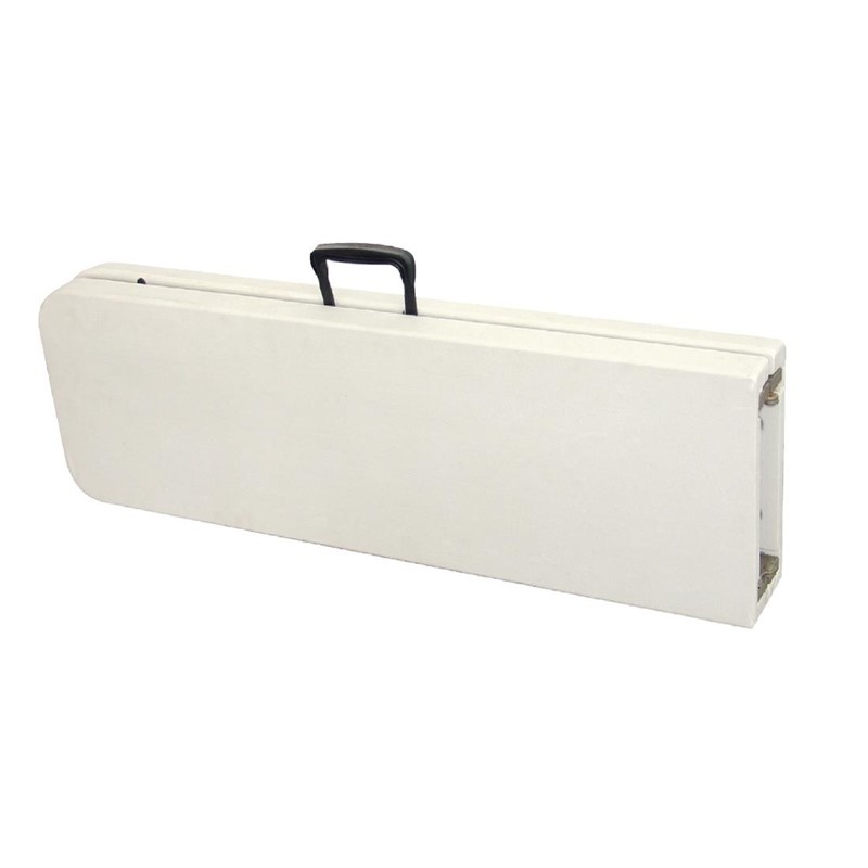 Bolero Inklapbare Bank Wit | 183x30x(H)44cm, foto 2 van 4