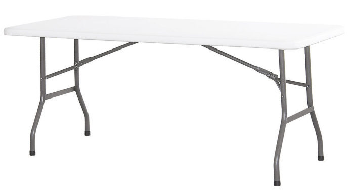 Hendi Hendi Buffettafel inklapbaar wit | 183x76xH74 cm.