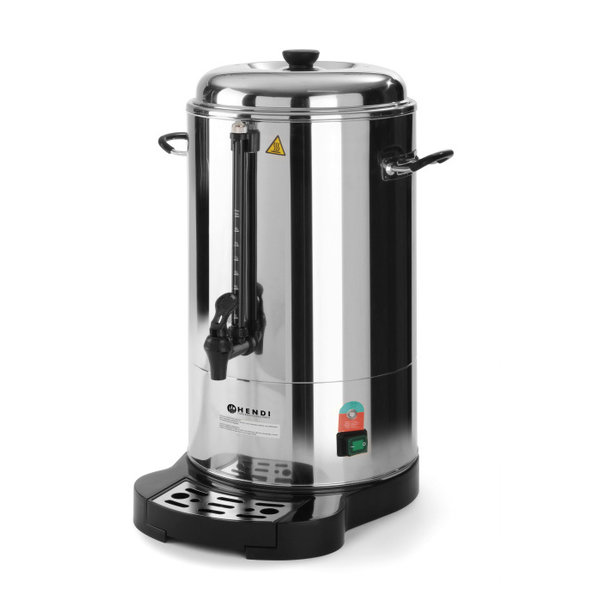 Hendi Percolator 10 Liter | Dubbelwandig RVS | 1500W | Ø295x(h)576 mm