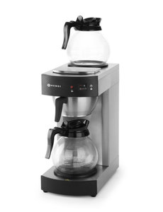 Hendi Koffiezetapparaat met 2x glazen kan 1.8 liter | 1480Watt