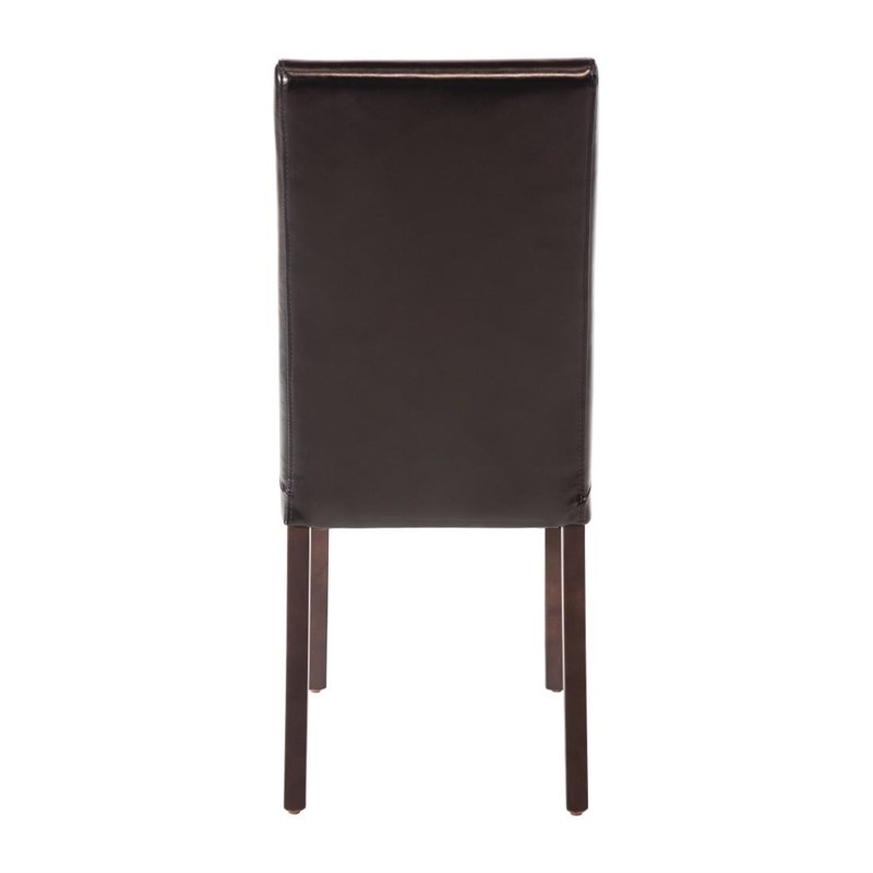 Bolero Kunstlederen Stoel Zwart | 2 stuks, foto 4 van 6