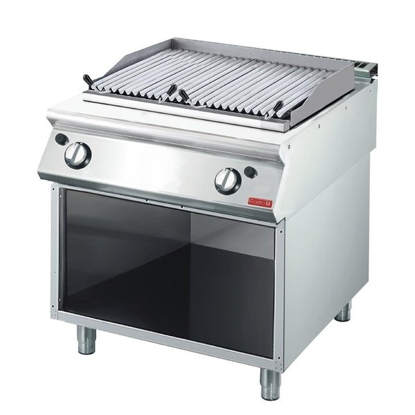 Gastro-M Gas Lavasteen Grill | Gastro M 700 Plus | 15kW | 80x70x(H)85cm