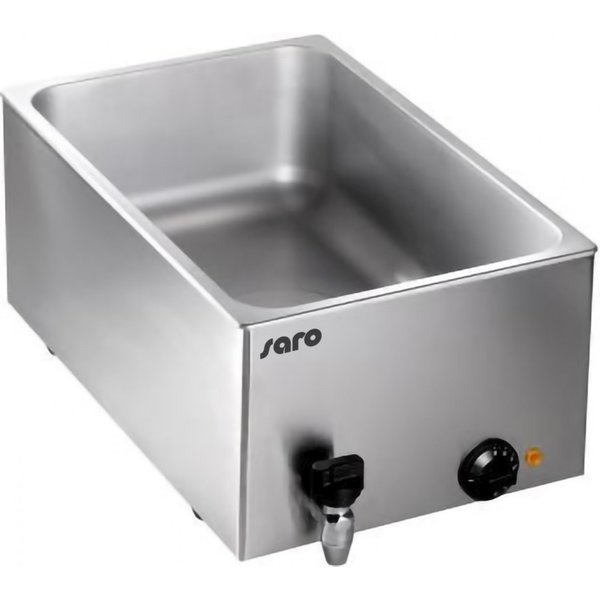 Saro Bain-Marie met Aftapkraan | GN 1/1 | 1kW | 600x345x(H)255mm