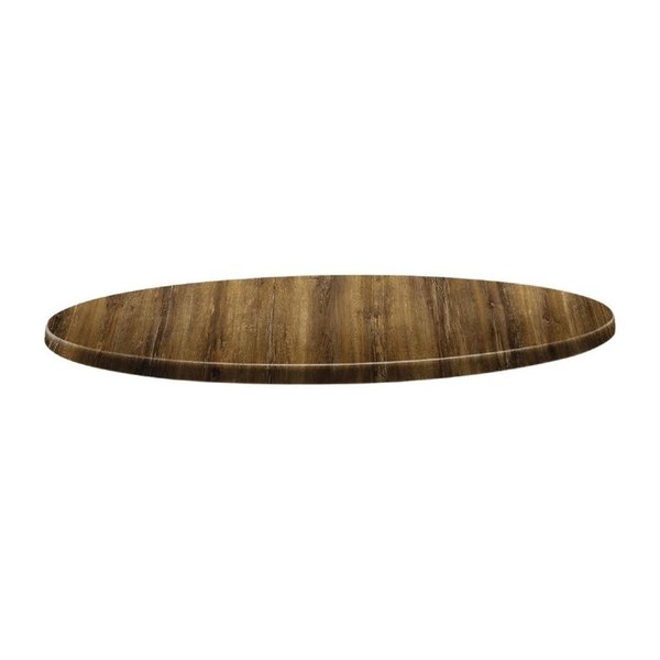 Topalit Topalit Classic Line rond tafelblad atacama kersenhout | Keuze uit 3