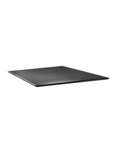 Topalit Smartline tafelblad vierkant antraciet | 70 x 70 cm.