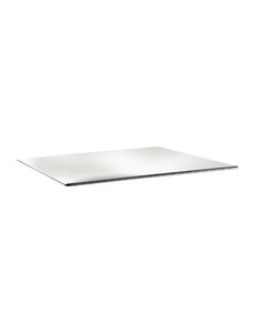Topalit Smartline rechthoeking tafelblad wit | 120 x 80 cm.
