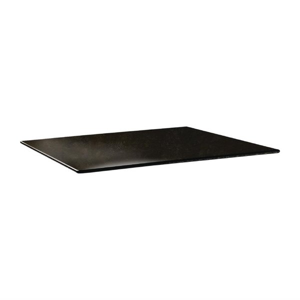Topalit Topalit Smartline rechthoeking tafelblad cyprus metal | 120 x 80 cm.